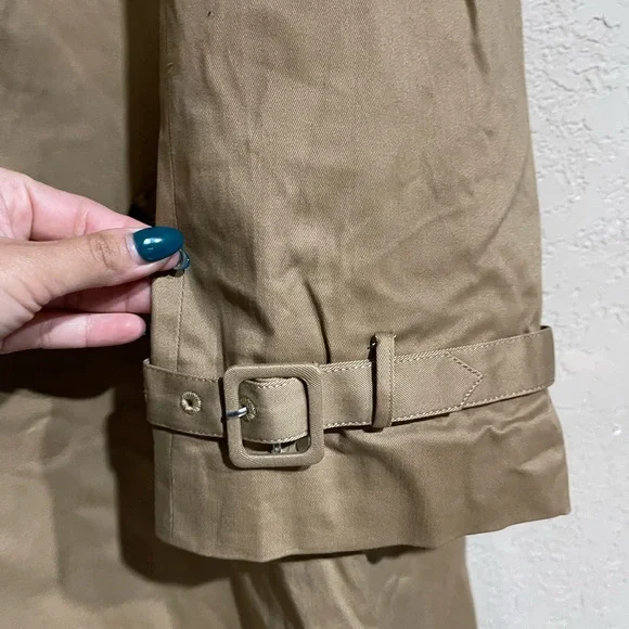 Good AmericanNWT! Chino Trench Coat In Good Khaki Size: L/XL